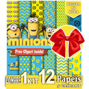 Minions Meu Malvado Favorito Papel Digital Personagens Scrap
