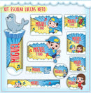 kit etiqueta escolar LUCCAS NETO