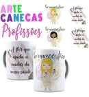 Pack Artes Vetores Caneca Profissões Cute + Bônus Em Dobro