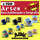 +700 Artes Animes, Filmes E Series | Sublimação E Serigrafia