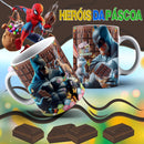 12 Artes Para Caneca Heróis Da Páscoa Em Corel