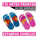 Estampas Chinelos Dia Dos Namorados