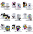 Arte Caneca Autismo Completo Sublimação Arquivo Cdr + Png