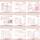 Arquivo Digital Agenda Professora Floral Rosé Gold 2022