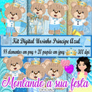 Kit Digital Ursinho Príncipe Azul