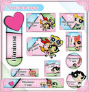 Arquivo Etiqueta Escolar Menina Negra 2 Studio Pdf Png Dxf