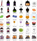 Kit Digital Halloween Dia Das Bruxas Scrapbook Arquivo Png