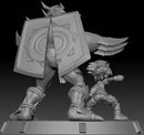 Digimon Tai And Wargreymon Stl/obj Para Impresión 3d