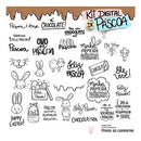 Estampas Png Pandoca Kit Digital Sublimação Páscoa