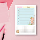 Arquivo Digital Bloco De Notas Menina