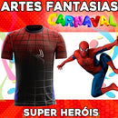 Estampas Carnaval Camisetas Fantasias Super Heróis Mockups