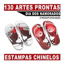 Estampas Chinelos Dia Dos Namorados