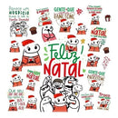 Pack Sublim Caneca Artes Dia Natal + Flork - Envio Imediato