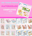 Combo Kit Completo Maternidade Afetiva  + Caderneta Sus