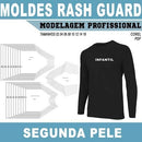 Moldes Profissionais Rash Guard Segunda Pele Infantil Corel