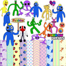 Kit Digital Rainbow Friends 300dpi