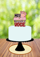 Topo De Bolo Meu Melhor Presente - Arquivo Digital