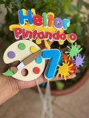 Arquivo De Corte Topo De Bolo Pintando 01