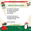 Estampas Pandoca Natal Png Sublimação Frases Coloridas