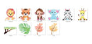 Kit Digital África Safari Aquarela 24