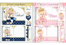Arquivo Digital Combo Cadernetas E Livro Do Bebe Ursinhos
