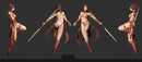 Star Wars Bastila Shan (washed) Stl Obj Impresión 3d