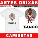 Pack Artes Digitais Camisetas Sublimação Orixás Umbanda