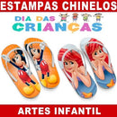 Estampas Dia Das Crianças Chinelos Sublimação Infantil