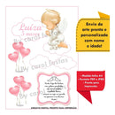 Arquivo De Corte Topo De Bolo Personalizado Anjo Da Guarda