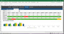 Controle De Indicadores E Metas Por Setor Em Excel