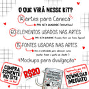 Estampas Caneca Flork Namorados Frases Engraçada Fofas Casal