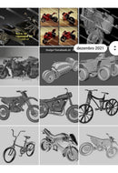 Pack Stl Motos Arquivo Digital
