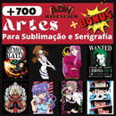 +700 Artes Animes, Filmes E Series | Sublimação E Serigrafia