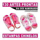 Estampas Chinelos Dia Dos Namorados