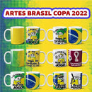 50 Artes Caneca Flork Brasil Copa Do Mundo 2022 Arquivos Jpg