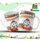 Kit Digital Artes Flork Natal Papai Noel Sublimação Mockups