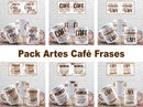 Pack Artes Café Flork E Frases