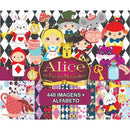 Kit Digital Alice No Pais Das Maravilas Arquivo Png