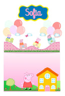 897 - Arquivo Digital Topo De Bolo Peppa Pig