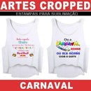 Artes Editáveis Cropped Carnaval Sublimação Corel