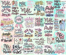 Arquivo Digital Frases Mães Lettering Personalizados Scrap