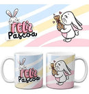 Estampas Frases Coloridas Sublimação Canecas Páscoa Mockups