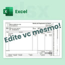 Holerite Modelo Editável Excel! Envio Imediato!