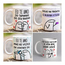 Artes Do Flork P/ Sublimação Caneca Frases Memes Divertidas