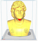 Stl Busto Maradona México 86 - Argentina- Archivo Stl