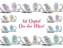 Pacote Artes Caneca Dia Das Mães Flork 180 Arquivos Pdf Png