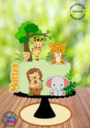 Arquivo De Corte Topo De Bolo Safari Baby Cute