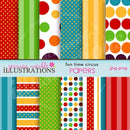Kit Papel Digital Circo 01
