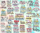 Arquivo Lettering Frases Dia Das Mães Gratidão Ilustrações
