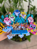 Arquivo De Corte Topo De Bolo Baby Shark 01